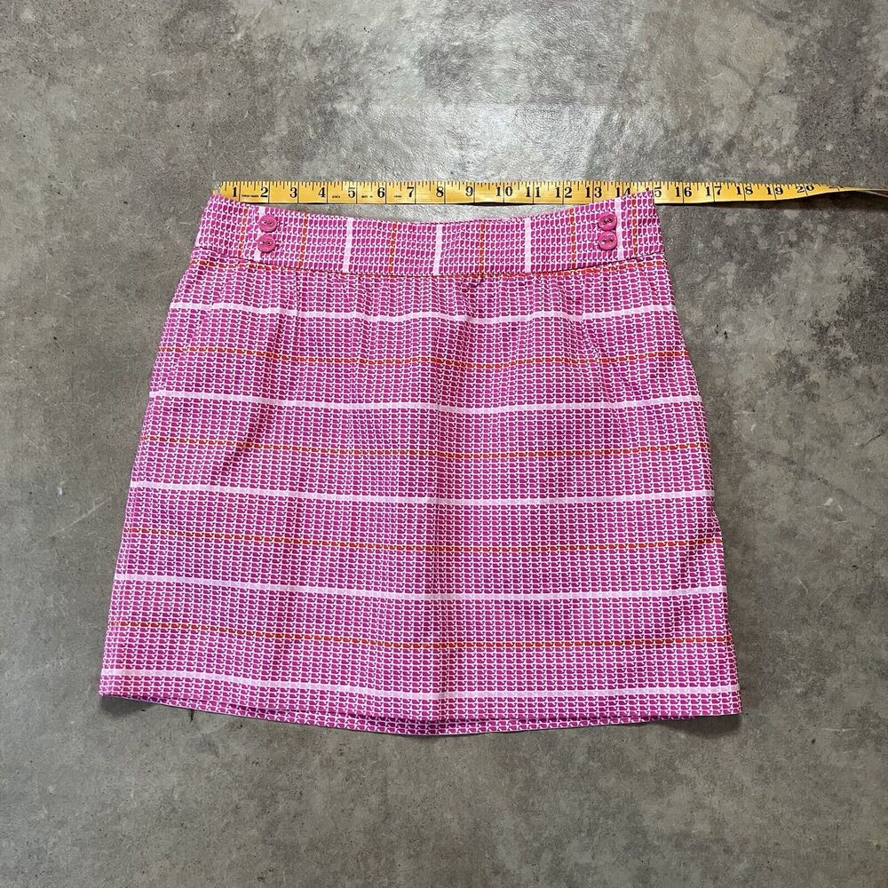 Vineyard Vines‎ Skirt Womens 4 Pink Whales All Over Print Pockets Preppy Mini